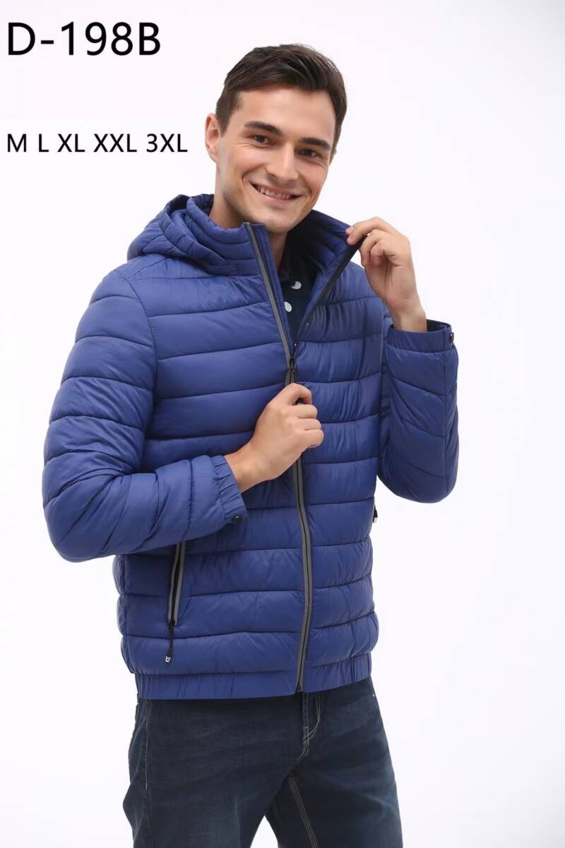 Kurtka męska zimowa Roz M-3XL, 1 Kolor Paczka 5 szt
